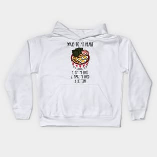 Funny Love Buy Me Food Kids Hoodie